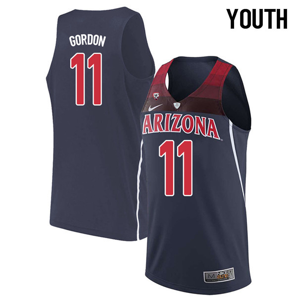 2018 Youth #11 Aaron Gordon Arizona Wildcats College Basketball Jerseys Sale-Navy